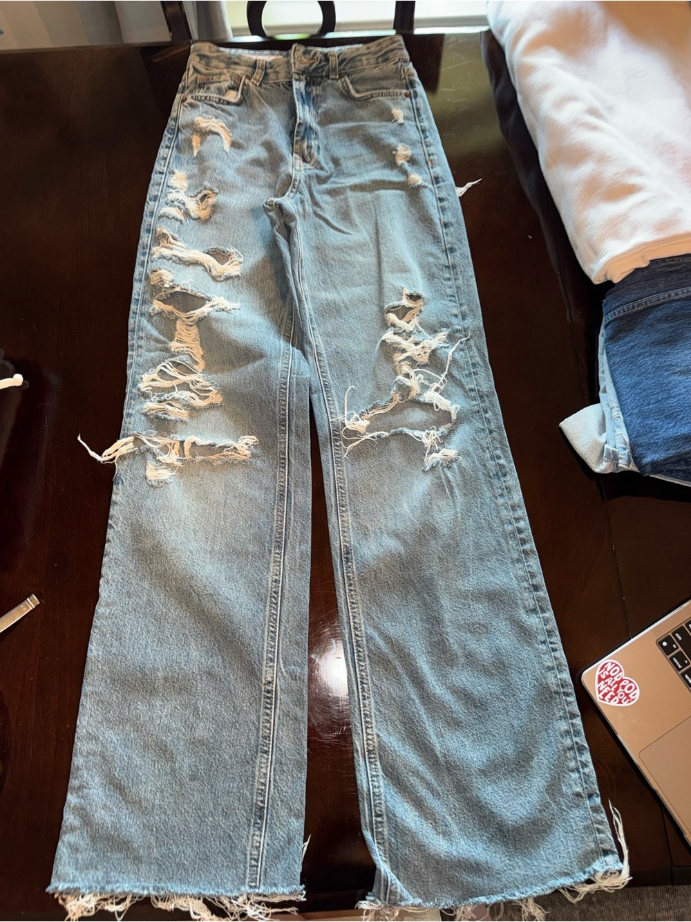 Zara Light Blue Denim Jeans